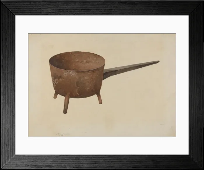 Framed Print : Skillet, 1938. Creator: William Frank Framed Print : Skillet, 1938. Creator: William Frank
