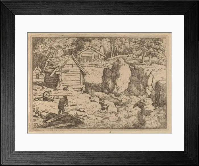 Framed Print : The Carpenter, probably c. 1645 / 1656. Creator: Allart van Everdingen Framed Print : The Carpenter, probably c. 1645 / 1656. Creator: Allart van Everdingen