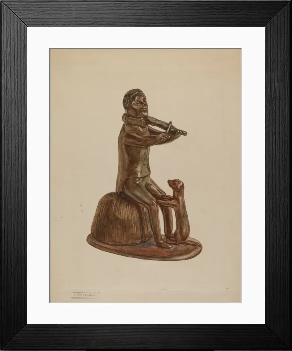 Framed Print : Statuette, c. 1937. Creator: Frank Fumagalli Framed Print : Statuette, c. 1937. Creator: Frank Fumagalli