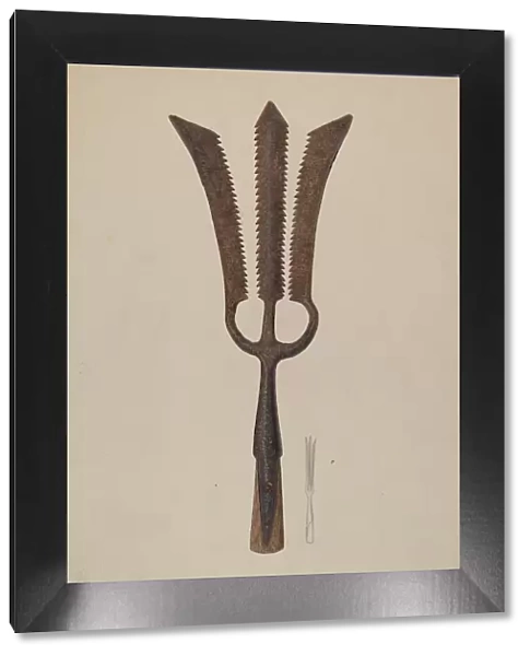 Sturgeon Spear, c. 1938. Creator: Samuel Faigin