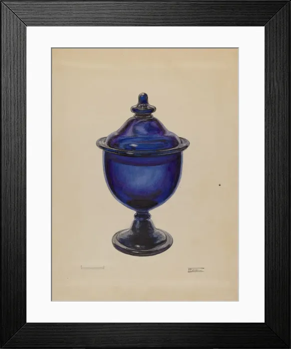 Framed Print : Sugar Bowl with Cover, c. 1936. Creator: Frank Fumagalli Framed Print : Sugar Bowl with Cover, c. 1936. Creator: Frank Fumagalli