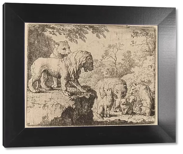 The Lion Pardons Reynard before the Other Animals, probably c. 1645  /  1656