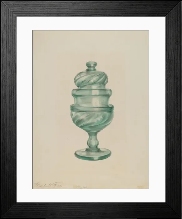 Framed Print : Sugar Bowl, 1935 / 1942. Creator: Elisabeth Fulda Framed Print : Sugar Bowl, 1935 / 1942. Creator: Elisabeth Fulda