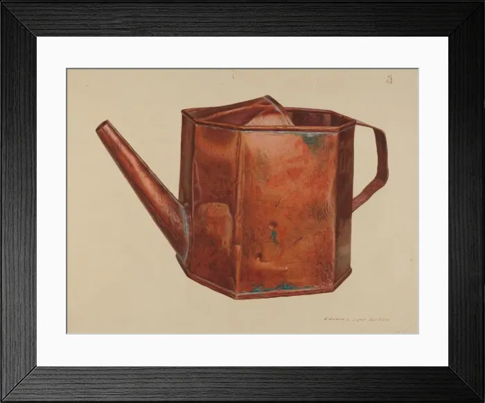 Framed Print : Syrup Cruet, c. 1942. Creator: Edward L Loper Framed Print : Syrup Cruet, c. 1942. Creator: Edward L Loper