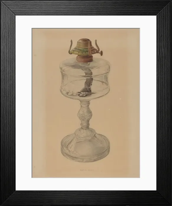 Framed Print : Table Lamp, 1935 / 1942. Creator: Samuel Faigin Framed Print : Table Lamp, 1935 / 1942. Creator: Samuel Faigin