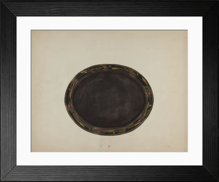 Framed Print : Tray, 1935 / 1942. Creator: Mary Fitzgerald Framed Print : Tray, 1935 / 1942. Creator: Mary Fitzgerald