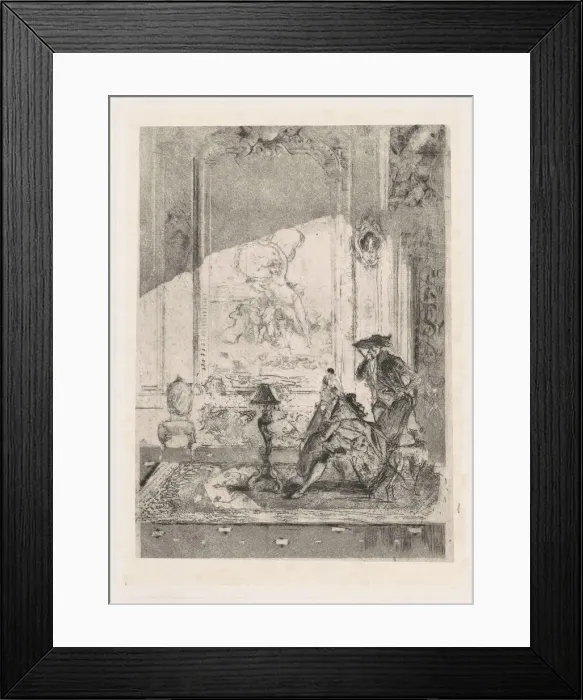 Framed Print : The Violin Lesson (La lezione di violincello), c. 1874. Creator: Mose, Bianchi Framed Print : The Violin Lesson (La lezione di violincello), c. 1874. Creator: Mose, Bianchi