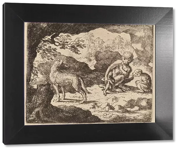 The Wolf and the Monkeys, probably c. 1645  /  1656. Creator: Allart van Everdingen