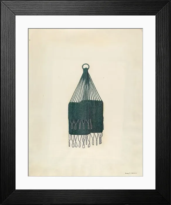 Framed Print : Twin Beaded Bag, c. 1939. Creator: Byron Dingman Framed Print : Twin Beaded Bag, c. 1939. Creator: Byron Dingman