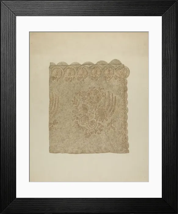 Framed Print : Wedding Veil, c. 1941. Creator: Mary Fitzgerald Framed Print : Wedding Veil, c. 1941. Creator: Mary Fitzgerald