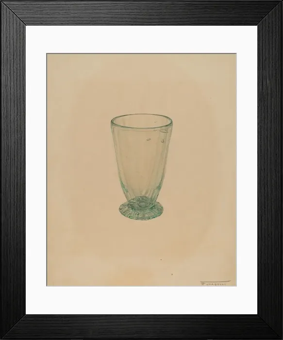 Framed Print : Toddy Glass, c. 1940. Creator: Frank Fumagalli Framed Print : Toddy Glass, c. 1940. Creator: Frank Fumagalli