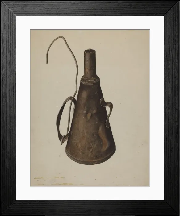Framed Print : Torch, 1938. Creator: Thomas Dooley