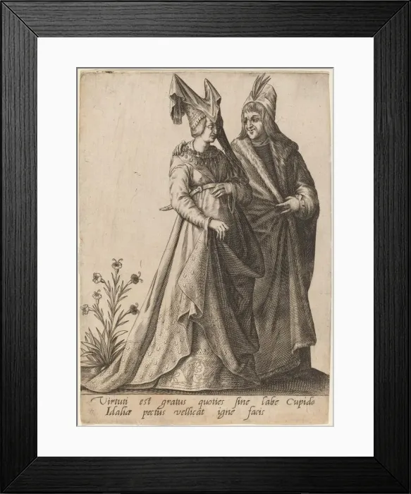 Framed Print : Virtui est gratus quoties... 1597. Creator: Robert Boissard Framed Print : Virtui est gratus quoties... 1597. Creator: Robert Boissard