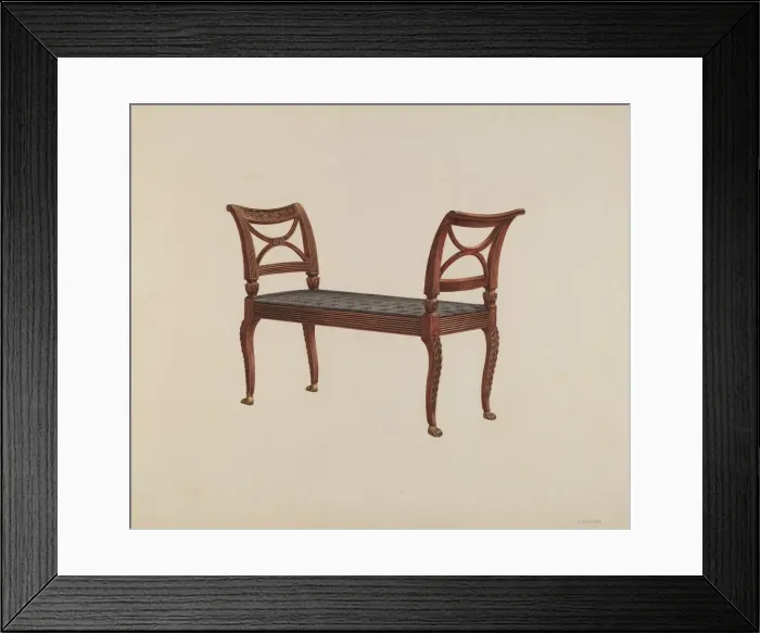 Framed Print : Window Seat, 1939. Creator: Harry Eisman Framed Print : Window Seat, 1939. Creator: Harry Eisman