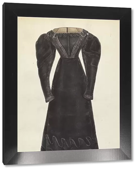 Womans Dress, 1935  /  1942. Creator: Bessie Forman
