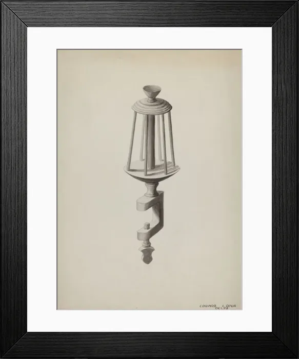 Framed Print : Wooden Silk Winder, c. 1936. Creator: Edward L Loper Framed Print : Wooden Silk Winder, c. 1936. Creator: Edward L Loper