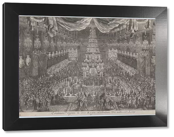 Coronation of Charles XI, Stockholm, December 20, 1672, 1672. Creator: Georg Christoph Eimmart