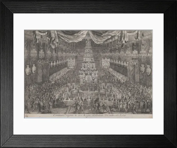 Framed Print : Coronation of Charles XI, Stockholm, December 20, 1672, 1672. Creator: Georg Christoph Eimmart Framed Print : Coronation of Charles XI, Stockholm, December 20, 1672, 1672. Creator: Georg Christoph Eimmart