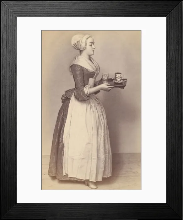 Framed Print : Das Chocoladenmadchen, (The Chocolate Girl), ca. 1743-44 Framed Print : Das Chocoladenmadchen, (The Chocolate Girl), ca. 1743-44