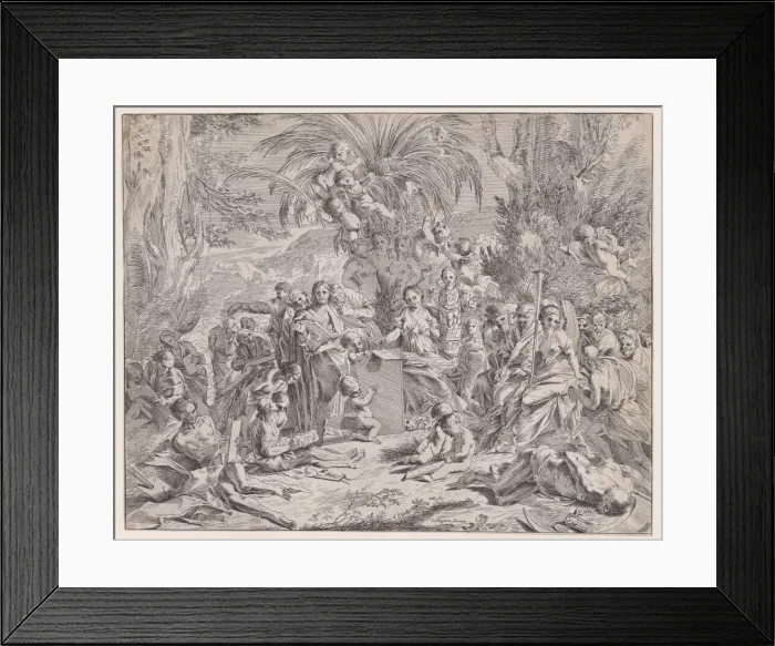Framed Print : An allegory of painting, 17th century. Creator: Francois Collignon Framed Print : An allegory of painting, 17th century. Creator: Francois Collignon