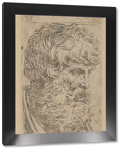 Bust of a bearded man, ca. 1600-1640. Creator: Guido Reni
