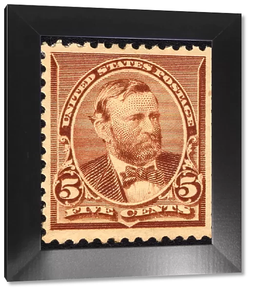5c Ulysses S. Grant single, 1890. Creator: Unknown