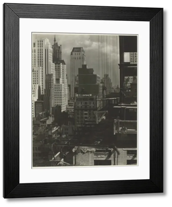Framed Print : From My Window at An American Place, North, 1931. Creator: Alfred Stieglitz Framed Print : From My Window at An American Place, North, 1931. Creator: Alfred Stieglitz