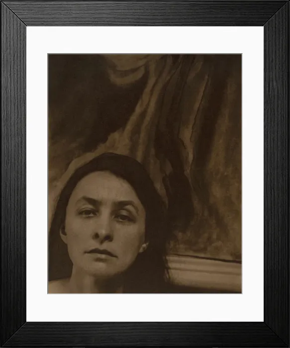 Framed Print : Georgia O Keeffe, 1918. Creator: Alfred Stieglitz
