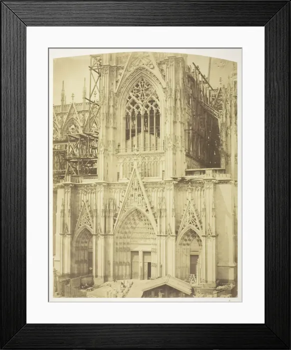 Framed Print : Cologne Cathedral, South Transept, 1854, printed 1854. Creators: Bisson Freres Framed Print : Cologne Cathedral, South Transept, 1854, printed 1854. Creators: Bisson Freres