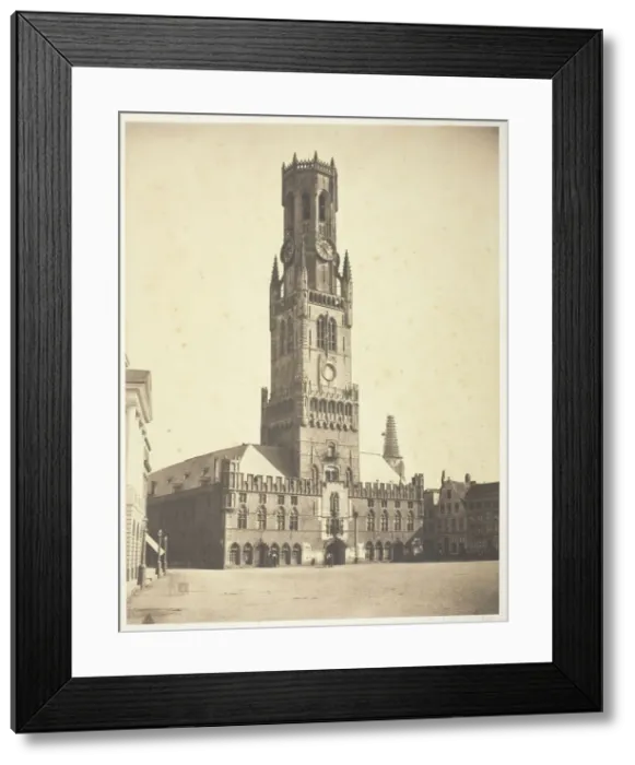 Framed Print : Rathaus, Bruges, Holland, 1854 / 55, printed 1855. Creators: Bisson Freres Framed Print : Rathaus, Bruges, Holland, 1854 / 55, printed 1855. Creators: Bisson Freres