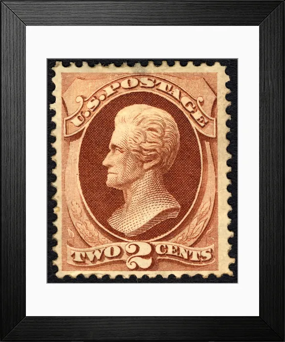 Framed Print : 2c Andrew Jackson single, 1870. Creator: Unknown Framed Print : 2c Andrew Jackson single, 1870. Creator: Unknown