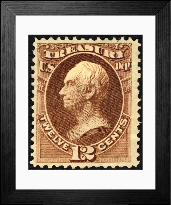 Framed Print : 12c Henry Clay Treasury Department single, 1873. Creator: Unknown Framed Print : 12c Henry Clay Treasury Department single, 1873. Creator: Unknown