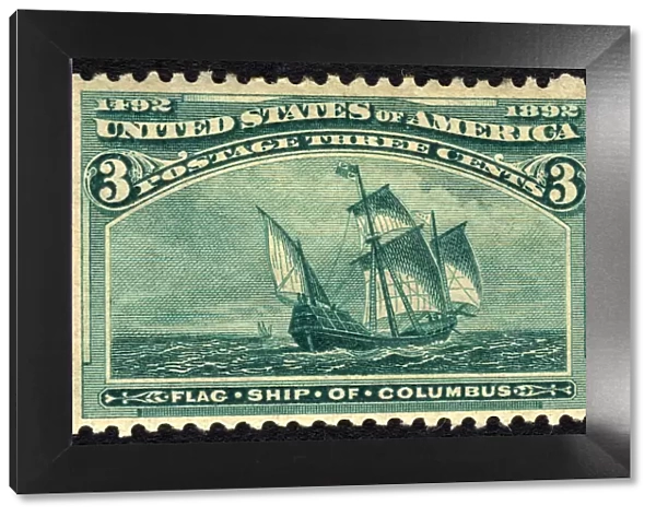 3c Flagship of Columbus single, 1893. Creator: Unknown
