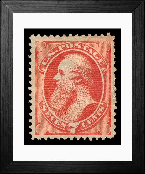Framed Print : 7c Edwin M. Stanton single, September 10, 1873. Creator: Unknown Framed Print : 7c Edwin M. Stanton single, September 10, 1873. Creator: Unknown