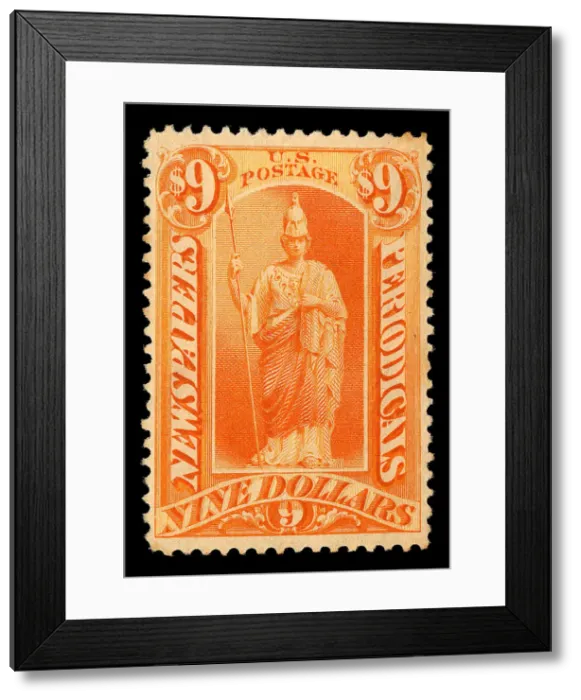 Framed Print : $9 Minerva Newspapers and Periodicals single, 1879. Creator: Unknown Framed Print : $9 Minerva Newspapers and Periodicals single, 1879. Creator: Unknown