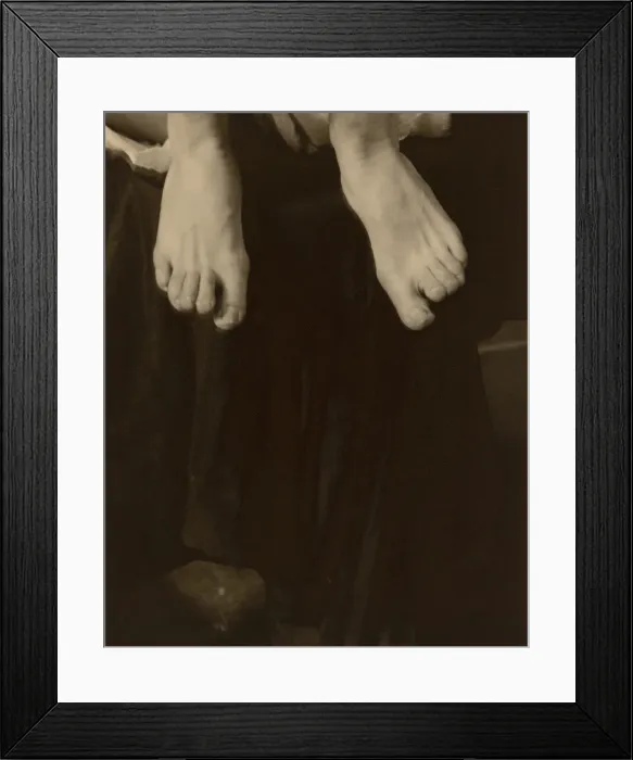 Framed Print : Georgia O Keeffe - Feet, 1918. Creator: Alfred Stieglitz Framed Print : Georgia O Keeffe - Feet, 1918. Creator: Alfred Stieglitz