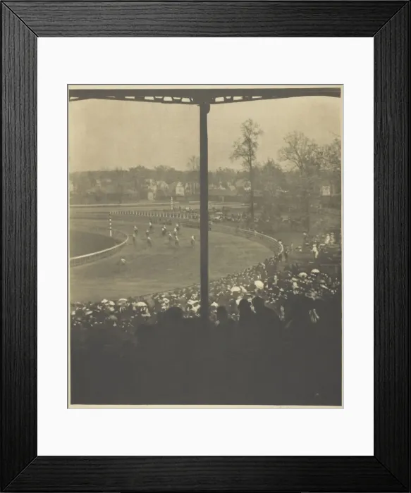 Framed Print : Going to the Post, Morris Park, 1904. Creator: Alfred Stieglitz Framed Print : Going to the Post, Morris Park, 1904. Creator: Alfred Stieglitz