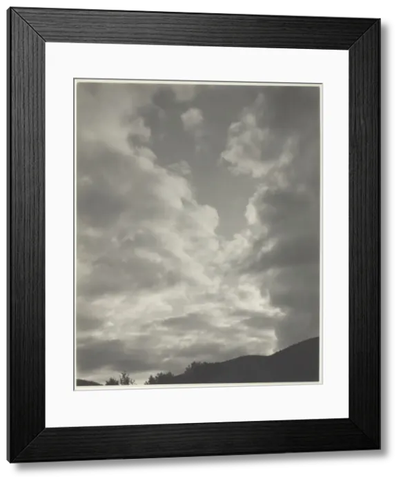 Framed Print : Music - A Sequence of Ten Cloud Photographs, No. II, 1922. Creator: Alfred Stieglitz Framed Print : Music - A Sequence of Ten Cloud Photographs, No. II, 1922. Creator: Alfred Stieglitz
