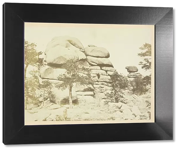 Granite Rock, Buford Station, Laramie Mountains, 1868  /  69. Creator: Andrew Joseph Russell