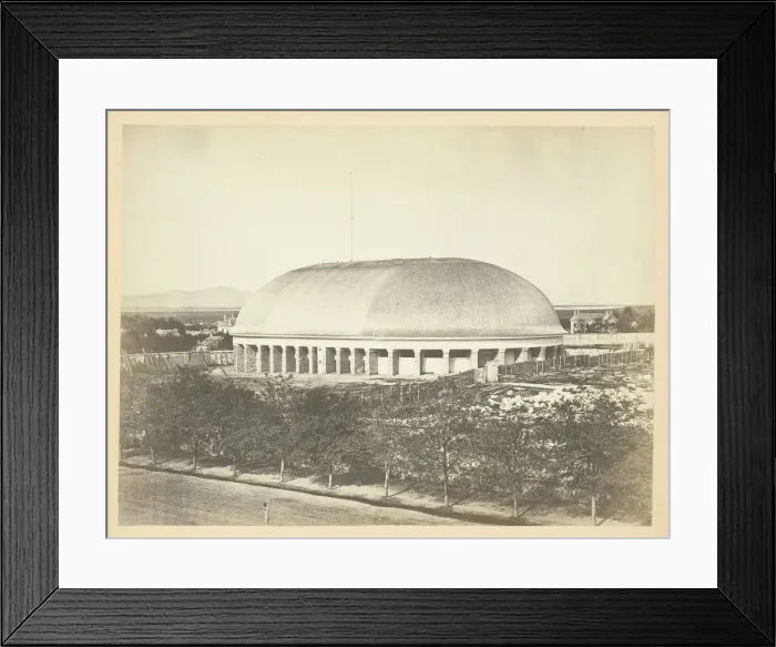 Framed Print : Great Mormon Tabernacle, Salt Lake City, 1868 / 69. Creator: Andrew Joseph Russell Framed Print : Great Mormon Tabernacle, Salt Lake City, 1868 / 69. Creator: Andrew Joseph Russell