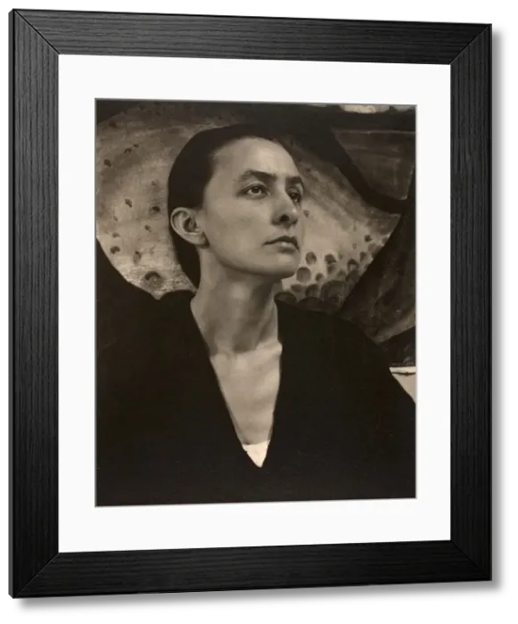 Framed Print : Georgia O Keeffe, 1918. Creator: Alfred Stieglitz Framed Print : Georgia O Keeffe, 1918. Creator: Alfred Stieglitz