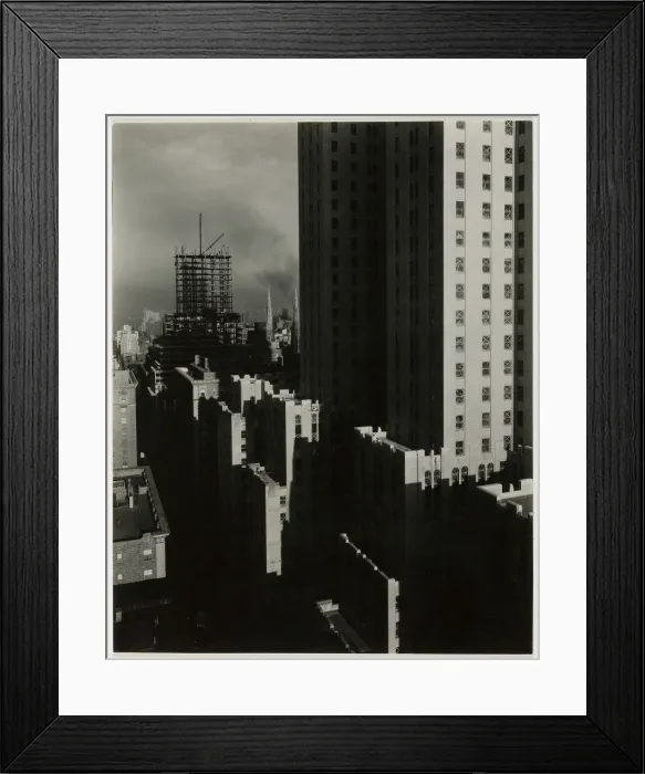 Framed Print : From My Window at the Shelton, West, 1931. Creator: Alfred Stieglitz Framed Print : From My Window at the Shelton, West, 1931. Creator: Alfred Stieglitz