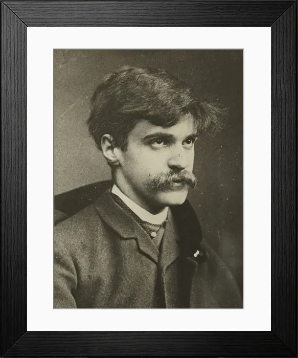 Framed Print : Self-Portrait, 1894. Creator: Alfred Stieglitz Framed Print : Self-Portrait, 1894. Creator: Alfred Stieglitz