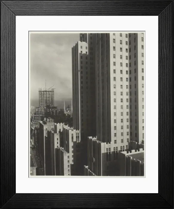 Framed Print : From My Window at the Shelton, West, 1931. Creator: Alfred Stieglitz Framed Print : From My Window at the Shelton, West, 1931. Creator: Alfred Stieglitz