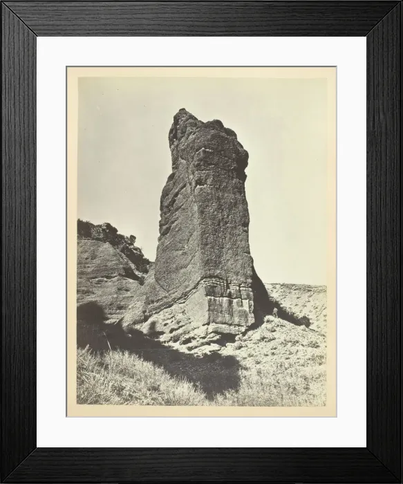 Framed Print : Sentinel Rock, Echo Canon, 1868 / 69. Creator: Andrew Joseph Russell Framed Print : Sentinel Rock, Echo Canon, 1868 / 69. Creator: Andrew Joseph Russell