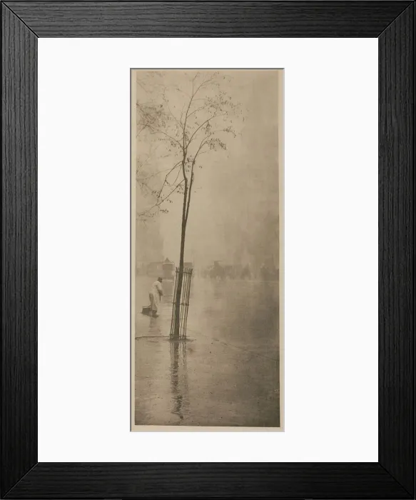 Framed Print : Spring Showers, 1900 / 01. Creator: Alfred Stieglitz Framed Print : Spring Showers, 1900 / 01. Creator: Alfred Stieglitz