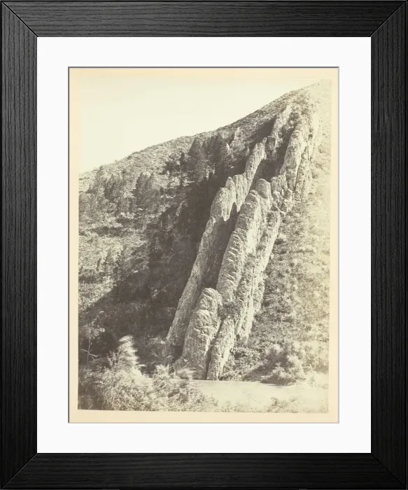 Framed Print : Serrated Rocks or Devils Slide, (Near View), Weber Canon, Utah, 1868 / 69 Framed Print : Serrated Rocks or Devils Slide, (Near View), Weber Canon, Utah, 1868 / 69
