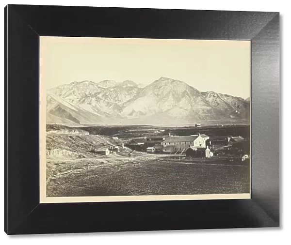Wasatch Range of Rocky Mountains, From Brigham Youngs Woolen Mills, 1868  /  69
