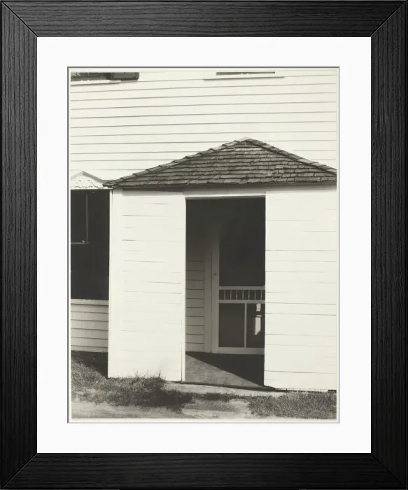 Framed Print : Door to Kitchen, Lake George, 1934. Creator: Alfred Stieglitz Framed Print : Door to Kitchen, Lake George, 1934. Creator: Alfred Stieglitz