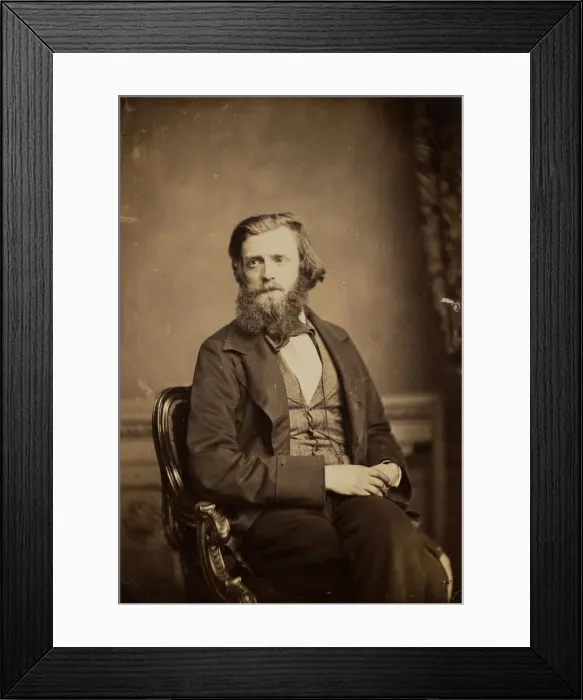 Framed Print : Unidentified Man, c. 1858. Creator: Unknown Framed Print : Unidentified Man, c. 1858. Creator: Unknown